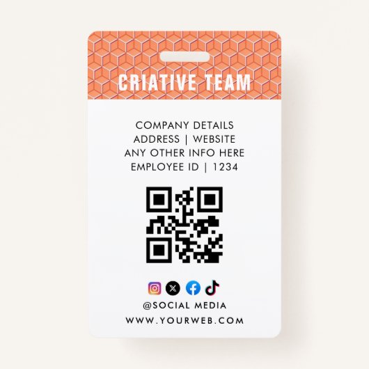 Customized Name and Photo |  ID Card Badge バッジ (裏面)