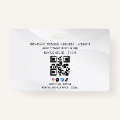 Customized Name and Photo | Security ID Card  Badg バッジ (裏面)