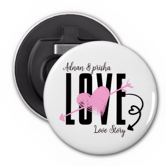Customized Name Love Bottle Opener 栓抜き