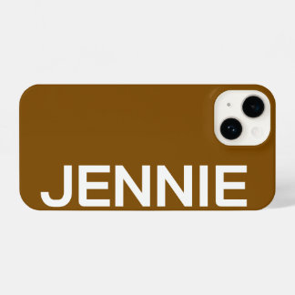 Customized Name Stylish Elegant Modern Minimal  iPhone 14ケース