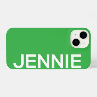 Customized Name Stylish Elegant Modern Minimal  iPhone 14ケース