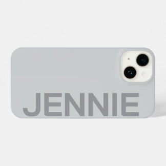 Customized Name Stylish Elegant Modern Minimal  iPhone 14ケース