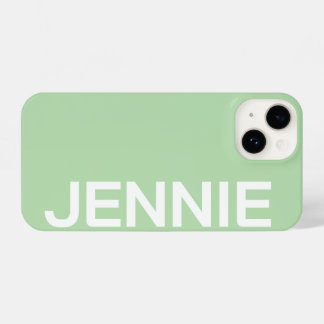 Customized Name Stylish Elegant Modern Minimal  iPhone 14ケース