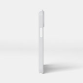 Customized Name Stylish Modern Elegant Grey Colour iPhoneケース (右側面)