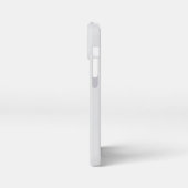 Customized Name Stylish Modern Elegant Grey Colour iPhoneケース (左側面)