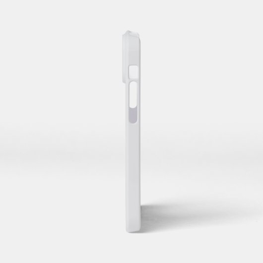 Customized Name Stylish Modern Elegant Grey Colour iPhoneケース (左側面)