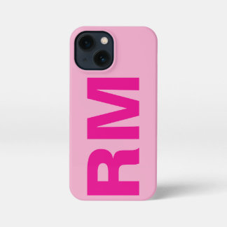 Customized Name Stylish Modern Elegant Light Pink iPhone 13 Miniケース