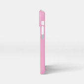 Customized Name Stylish Modern Elegant Light Pink iPhoneケース (左側面)