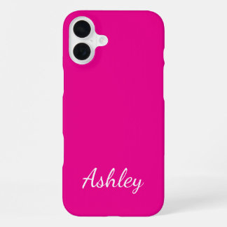 Customized Name Stylish Modern Elegant Minimalist  iPhone 16 Plusケース