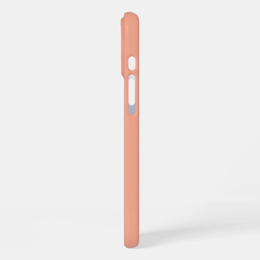 Customized Name Stylish Modern Elegant Minimalist  iPhoneケース (左側面)