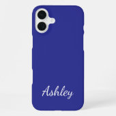 Customized Name Stylish Modern Elegant Minimalist  iPhoneケース (裏面)