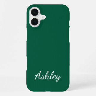 Customized Name Stylish Modern Elegant Minimalist  iPhone 16 Plusケース
