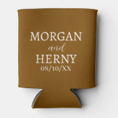 CUSTOMIZED NAME STYLISH MODERN WEDDING  缶クーラー (正面)