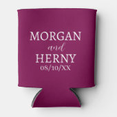 CUSTOMIZED NAME STYLISH MODERN WEDDING  缶クーラー (正面)