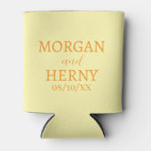 CUSTOMIZED NAME STYLISH MODERN WEDDING  缶クーラー (正面)