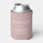 CUSTOMIZED NAME STYLISH MODERN WEDDING  缶クーラー (缶正面)