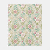 Customized Pattern Texture Lace Floral フリースブランケット (正面)