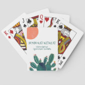 Customized Personalized Airbnb Playing Cards トランプ (裏面)