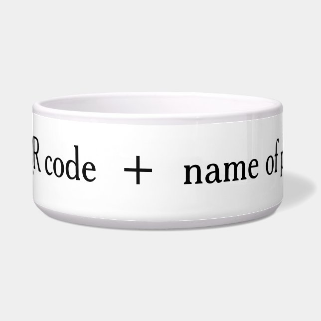 customized pet collar  ボウル (正面)