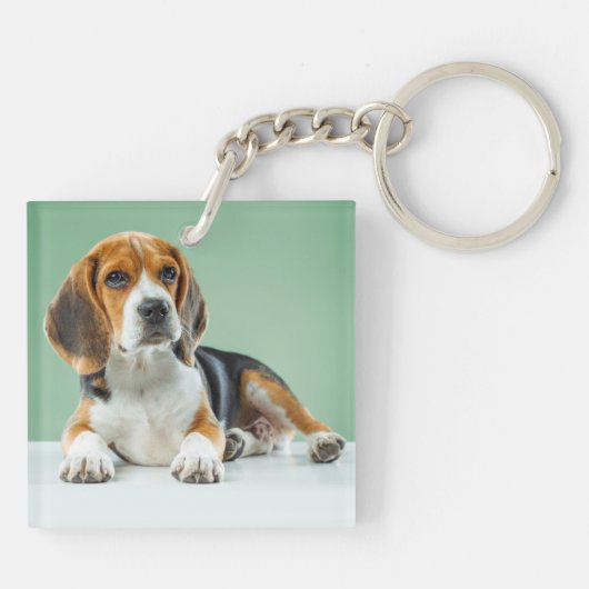 Customized pet keychain キーホルダー (裏面)