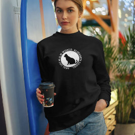 Customized Pet Owner Cat Mom World Black And White スウェットシャツ