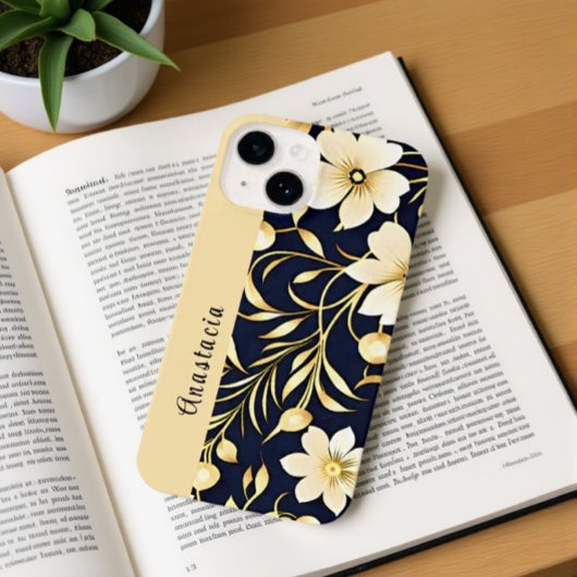 Customized Phone Case Floral Design iPhoneケース