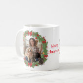 Customized Photo Mug Christmas Gift For Pet Lovers コーヒーマグカップ (正面左)
