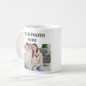 Customized photo mug for dad, personalized photo  コーヒーマグカップ (正面左)