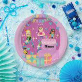 Customized PKXD Style Happy Birthday Paper Plate ペーパープレート (パーティー)