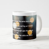 Customized Poem on Birthday Mug ジャンボコーヒーマグカップ (正面右)