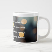 Customized Poem on Birthday Mug ジャンボコーヒーマグカップ (右)