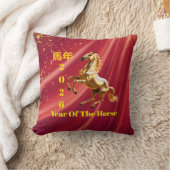 Customized Red & Gold Festive Chinese New Year  クッション (ブランケット)