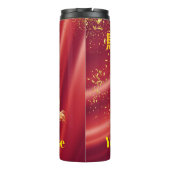 Customized Red & Gold Festive Chinese New Year タンブラー (裏面)