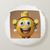 Customized round pillow cover, adding a fun . ラウンドクッション (正面)