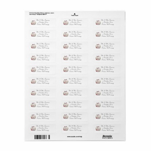 Customized Shipping Labels ラベル (フルシート)