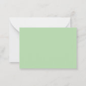 Customized Strawberry Romantic Thank You Card ノートカード (裏面)