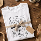 Customized Summer Vibes Mom T-Shirt トライブレンドTシャツ