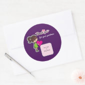 Customized Thank You Card for Your Purchase Labels ラウンドシール (封筒)