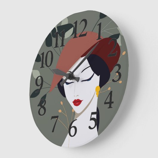 Customized wall clock for home ラージ壁時計 (傾斜)