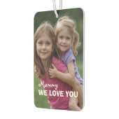 Customized with 2 and text カーエアーフレッシュナー (左)