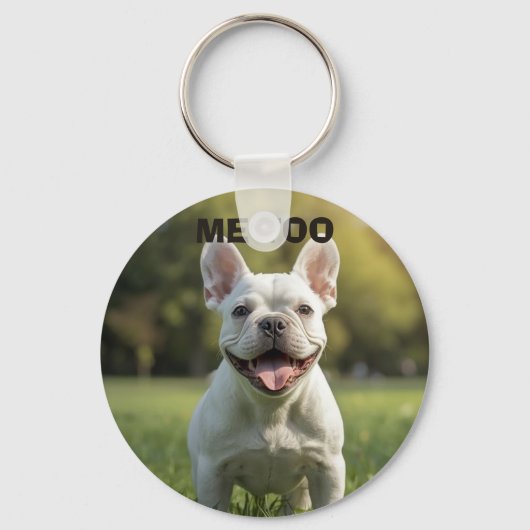 Customized with 2 and text キーホルダー (裏面)