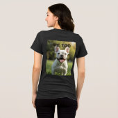 Customized with 2 and text トライブレンドＴシャツ (裏面全面)