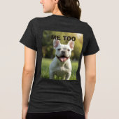 Customized with 2 and text トライブレンドＴシャツ (裏面)