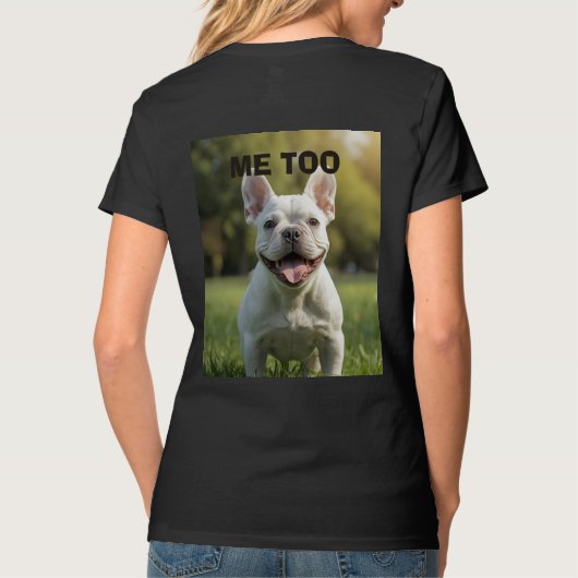Customized with 2 and text tシャツ (裏面)