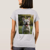 Customized with 2 and text tシャツ (裏面)