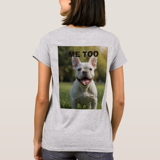 Customized with 2 and text tシャツ (裏面)
