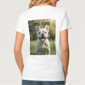 Customized with 2 and text tシャツ (裏面)