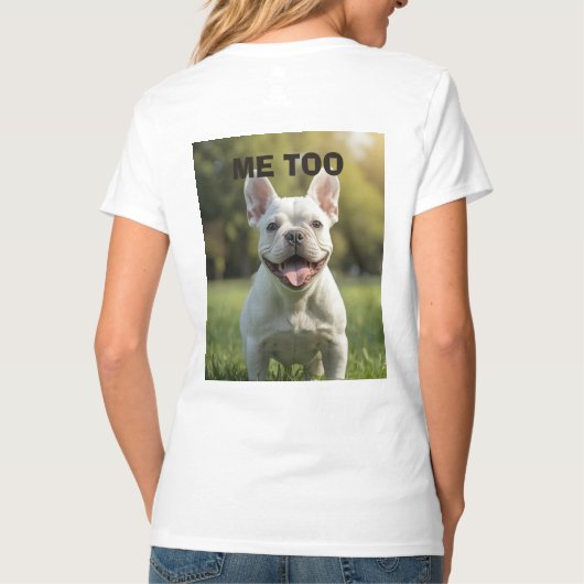 Customized with 2 and text tシャツ (裏面)