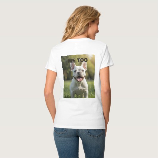 Customized with 2 and text tシャツ (裏面フル)