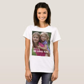 Customized with 2 and text tシャツ (正面フル)